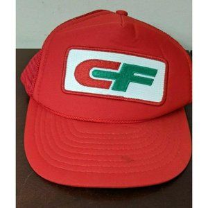 Vintage CF Consolidated Freightways Trucking Mess back Snapback Trucker Hat Cap